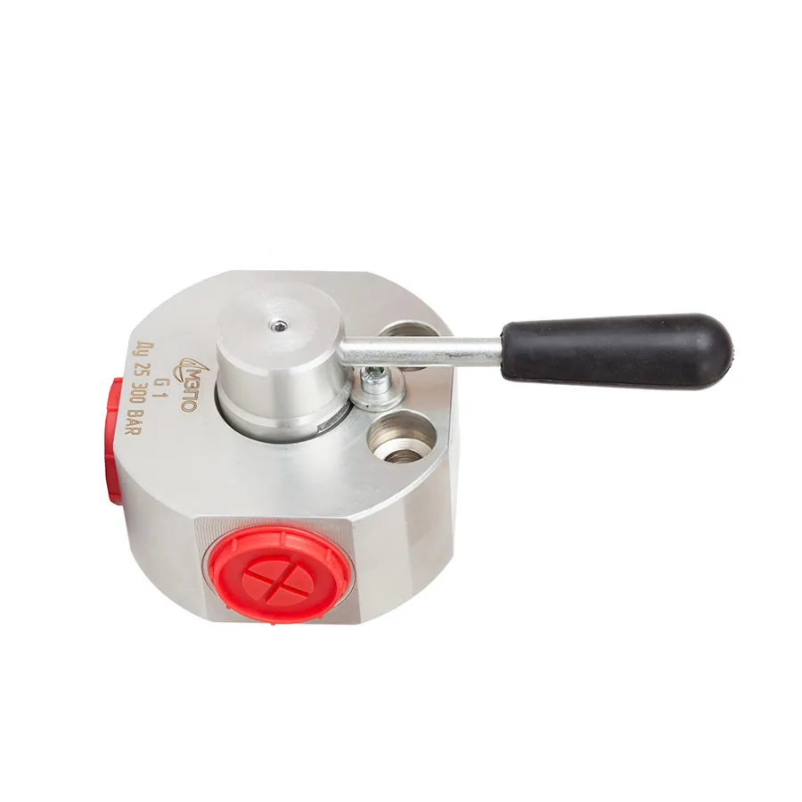 Кран гидравлический 3-х ходовой 1" с открытым центром КГ3ХОЦ 1 — фото 2